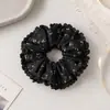 Scrunchie de Tecido Floral Retro Coreano para Mulheres 2026 Novo Estilo Rabo de Cavalo Coque Elástico Grande Acessórios de Cabelo