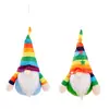 Muñeca sin rostro Haobei Transfronteriza Juguete Festival Arcoíris Decoraciones Fiesta Navideña Colgante Muñeco Pequeño Rudolph Regalo