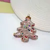 Llavero de Árbol de Navidad de Arcilla Suave al por Mayor con Diamantes, Lindo Colgante Personalizado para Bolso, Llavero de Coche, Accesorios Coloridos