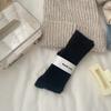 Nuevos Calcetines Gruesos de Imitación de Piel de Visón Cálidos Color Morandi Color Sólido de Tubo Largo Holgados para Mujer Otoño/Invierno 2024 Hogar Venta al por Mayor