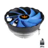 Radiador de CPU con luz de colores silencioso 775AMD115X 1200 pines ventilador de CPU para computadora de escritorio 1366 1356