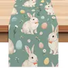 2026 Nuevo Camino de Mesa Estampado de Pascua Transfronterizo, Mantel Decorativo Festivo de Amazon, Mantel Individual para Mesa de Comedor de Sala de Estar