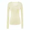 Camisa de protección solar de Tencel de manga larga para chica guapa, fina de verano, ligeramente transparente, corte ajustado, camiseta básica sexy, adecuada para usar bajo el aire acondicionado