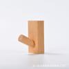 Los fabricantes de ganchos de madera maciza suministran un gancho de madera simple, un gancho de pared para la puerta del pasillo del dormitorio, un gancho para ropa sin perforaciones.