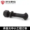 Tornillos de Cola de Pez de Alta Resistencia para Rieles, Tornillos de Cola de Pez Ensanchados, Alargados y Engrosados para Conexión de Vías de Ferrocarril, Tornillos para Placas de Riel, Minería