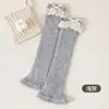 Calcetines para Niñas Primavera y Otoño Estilo Coreano para Niñas y Bebés Calentadores de Piernas con Lazo de Encaje Serie Miu Otoño e Invierno