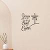 Decoração de adesivo de parede com frase em inglês preto e branco sala de estar varanda quarto autoadesivo pintura transfronteiriça AliExpress geração