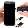 Cuchillo de palanca de material de acero inoxidable mango de plástico negro raspador aplicable para desmontaje de teléfono móvil herramienta de máquina de palanca de reparación y desmontaje de teléfono móvil