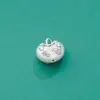 Plata de Ley S999 Nueva Bolsa de la Suerte Chinoiserie Candado de Seguridad Candado de los Deseos Pulsera de Cuerda para la Mano de Año Nuevo Linda DIY Accesorios de Plata Pura