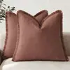 Funda de almohada de ramio estilo bohemio color liso borla cabecero cojín cojín de asiento sala de estar funda de almohada para sofá Transfronterizo
