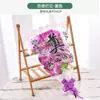 Suministros para Sacrificio del Día de Barrido de Tumbas Corona Simulada Corona Pequeña Flor para Tumba Superior Flor de Seda para Barrido de Tumbas Corona de Flores Artificiales Enredadera