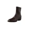Botas Delgadas Versátiles de Suela Silenciosa para el Trayecto Otoño/Invierno 2026 Botines Cortos Elásticos Adelgazantes de Tacón Medio Grueso y Punta Redonda para Mujer