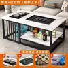 Mesa de Centro Sala de Estar Hogar Simple Moderno Oficina Mesa de Té Gongfu Juego de Té Juego Completo Mesa Integrada para Preparación de Té Simple