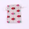 Bolsa de Algodón Estampada con Cordón Repelente de Mosquitos, Bolsa de Compras Publicitaria con Cordón, Bolsa de Algodón Herbal, Almacenamiento con Logo Personalizable