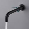 Cabezal de Ducha de Pared Cuadrado Redondo Giratorio Oculto Oculto Caño Inferior Accesorios de Grifería para Uso Doméstico