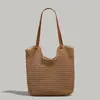 Bolsa Tote de Palha Grande Capacidade para Mulheres 2026 Nova Verão Praia Casual Férias Bolsa de Praia Ombro Único Bolsa de Axila