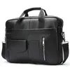 Pasta de couro genuíno Marant masculina, bolsa de negócios para homens, bolsa para laptop de couro bovino de camada superior, bolsa executiva vintage