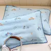 Funda de almohada de gasa de doble capa de algodón puro para niños 40X60 Par de fundas de almohada de algodón 30X50 Funda interior para núcleo de almohada de bebé Pieza individual