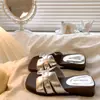 Sandalias Estilo Francés para Mujer 2026 Nueva Moda de Verano Color Sólido Punta Cuadrada Punta Abierta Versátiles Pantuflas para Mujer para Uso Exterior en Verano