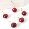 Frutas, Fresas Falsas, Cerezas, Modelos de Cereza, Accesorios para Fotografía, Artículos para Decoración de Pasteles DIY