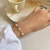 Estilo INS Súper Hada Diseño Nicho Pulsera Moda Joker Otoño Pulsera de Mano con Perlas Pulsera Novia Venta al por Mayor