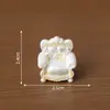Micro Paisagem Móveis Barrocos Sofá-Cama Modelo Miniatura Casa de Bonecas Decorações DIY Acessórios Mini Enfeites
