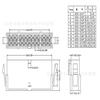 HWT5559-2 * 5P conector fêmea de borracha com espaçamento de 4,2 mm, fileira dupla 10P, conector de computador fêmea de borracha