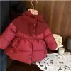 Chaqueta acolchada de algodón para niños con gorro de punto, prenda exterior gruesa para niños pequeños, abrigo de algodón para niños y niñas, ropa para niños, conjunto versátil y moderno de invierno 2026