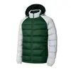 Nuevo cárdigan de moda para hombre Otoño e Invierno 2026 con capucha desmontable, forro polar, chaqueta de algodón reversible, abrigo de algodón versátil para exportación