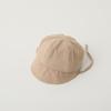 Gorro de Bebé Verano Estilo Delgado Ins Estilo Coreano Protección para las Orejas Color Sólido Gorra con Visera para Niñas Pequeñas Gorro de Protección Solar