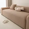 Funda de Sofá de Color Sólido, Sencilla de Chenilla Elástica Universal para Todas las Estaciones, Funda Completa de una Pieza para Sofá, Tela de Funda Resistente a Manchas