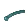 Punta de cristal verde aventurina natural de 18 cm para masaje, bolígrafo de punta, varita de masaje, varita vulvar, gema, pene, Yin
