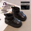 Botas de Nieve para Niñas 2026 Nuevo Modelo Zapatos de Invierno de Algodón para Niñas, Zapatos Forrados de Felpa para Niñas Pequeñas, Zapatos de Invierno Engrosados