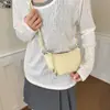 2026 Nuevo Estilo Coreano Moda Versátil Nicho Bolso Croissant con un Toque de Alta Gama, Bolso Cruzado Casual y Simple de un Solo Hombro