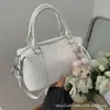 Bolso de Mano de Cuero Suave, Bolso de Hombro a la Moda, Bolso Cruzado Casual, Nuevo Modelo 2026, Bolso Almohada Versátil de Gama Alta, Bolso para el Trabajo