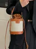 Nova Bolsa Feminina Estilo Coreano Saco de Cordão Portátil Estilo Balde Bolsa de Ombro Fashionável Peça Única Dropshipping Bolsa Transversal Fashionável