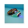 Reloj Digital M4Led con Correa de Dos Colores Moda Casual para Estudiante Pareja Deportivo Resistente al Agua Luz de Color LED Reloj LED Luminoso