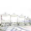 Fabricante Venta al por Mayor Tarro de Almacenamiento de Vidrio Transparente de Múltiple Capacidad Lata Botella Candelero Tarro de Vidrio Tarro de Almacenamiento Transparente