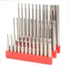 Acero S2 mango de 1/4 cabeza hexagonal tipo flor de ciruelo 50/75/100mm tornillo de seis estrellas antirrobo con agujero destornillador neumático