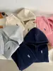 Conjunto Infantil Meninos e Meninas Outono e Inverno Novo Estilo Moletom com Capuz e Zíper Parcial Meninos e Meninas Calça de Moletom para Bebê Conjunto de Duas Peças