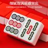 Vermelho festivo mahjong mão esfregar casa médio grande mahjong telhas Sichuan Guangdong vermelho mahjong telhas 136 144