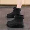 Botas de Neve com Solado Grosso para Mulheres 2025 Novo Inverno Antiderrapante Forradas com Lã Acolchoadas Quentes Sapatos de Algodão Sapatos Femininos Kt-2822