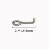 Egret Blanquecino Acero Inoxidable Herramienta de Atado de Moscas Multisección Accesorios para Atado de Anzuelos de Pesca