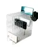 Soporte de Exhibición Refrigerador para Teléfono de Transmisión en Vivo de Escritorio de una Sola Capa Multi-capa Soporte para Colocación de Batería Externa iPad Acrílico Estante de Almacenamiento Multi-posición