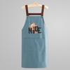 Delantal con Diseño de Oso, Impermeable y a Prueba de Aceite, para Uso en Cocina Doméstica, Unisex, Estilo Coreano, Adecuado para Cafeterías y Catering, Ropa de Trabajo Moderna y Sencilla