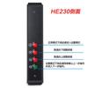 Medidor electrónico de temperatura y humedad Huatu HE230A, pantalla grande, termómetro industrial de laboratorio para uso doméstico, montado en la pared, para interiores