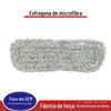 Processamento Personalizado de Esponja de Microfibra para Limpeza de Cantos de Mop Doméstico Diário Pano de Mop Cabeça de Mop Absorvente