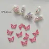 Ventas Directas de Fábrica Accesorios para Uñas Mariposa, Decoraciones Acrílicas para Uñas Mariposa, Decoración Dulce y Colorida de Uñas Postizas Mariposa