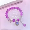Pulsera de Estrella de Cristal de Nuevo Estilo para Mujer, Venta Directa del Fabricante, Pulsera de Cristal de Amistad Moderna y Versátil al por Mayor