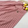 Tecido para Roupa de Bolinhas, Tecido Decorativo de Bolinhas Pequenas, Tecido Liso Estampado Levemente Elástico para Camisas e Vestidos, Tecido de Bolinhas